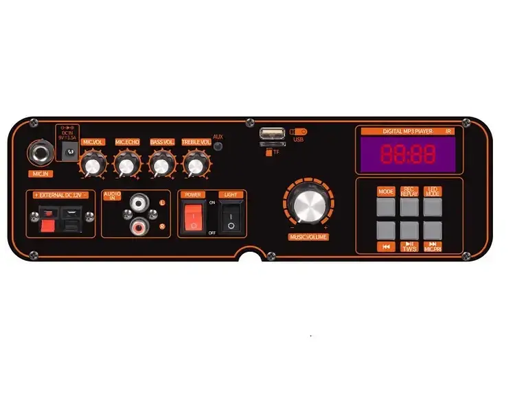 Бездротова караоке колонка NDR-Q68 Bluetooth з мікрофоном - фото 9