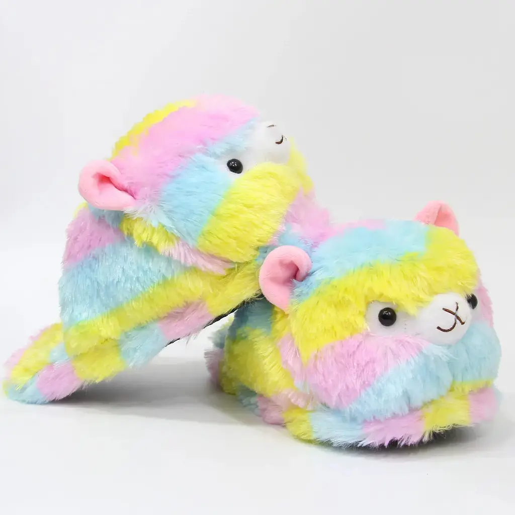 Тапочки Райдужна лама Альпака 013 - фото 7