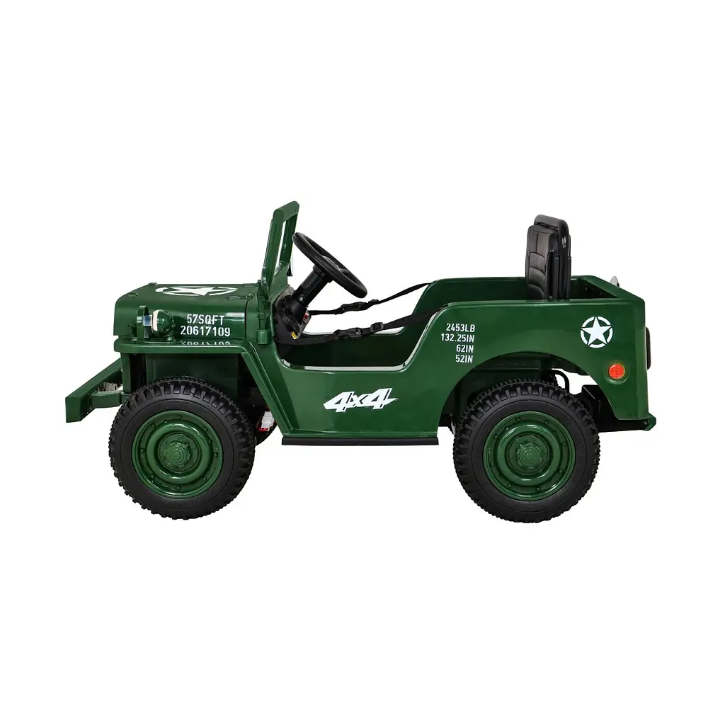 Електроавтомобіль Ramiz Retro military 12 ст, бежевий (PA.JH-103.BEZ) - фото 11