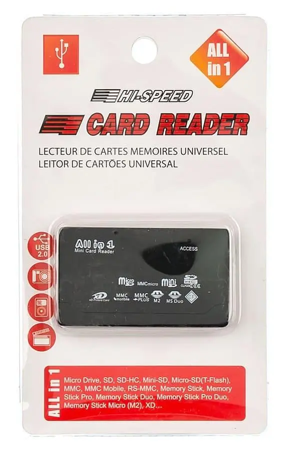 Кардридер ATcom Card Reader внешний TD2031 ALL IN 1 MS/microSD/SDHC/T-Flash/M2 (10731) - фото 3