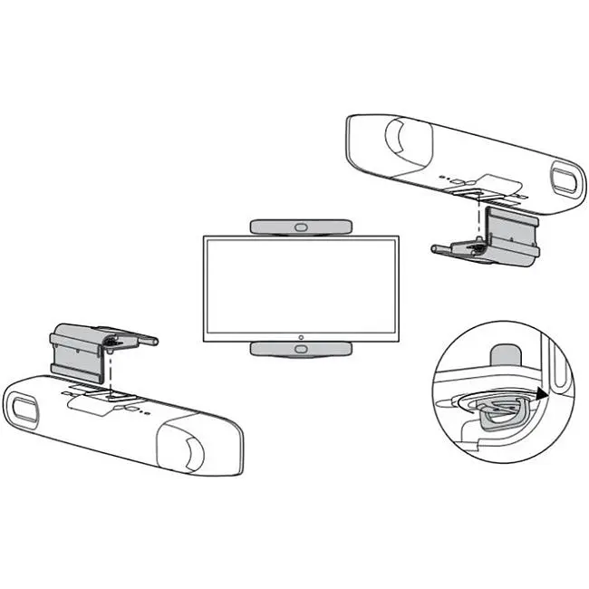 Кріплення Poly P15/R30 Wall Mount for Video Bar (783S4AA) - фото 2