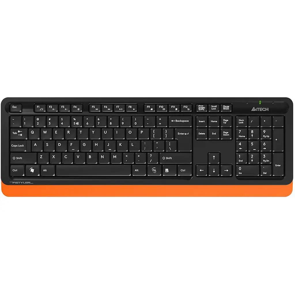 Комплект (клавіатура + миша) A4Tech Fstyler FG1010 Black/Orange [114624] - фото 5