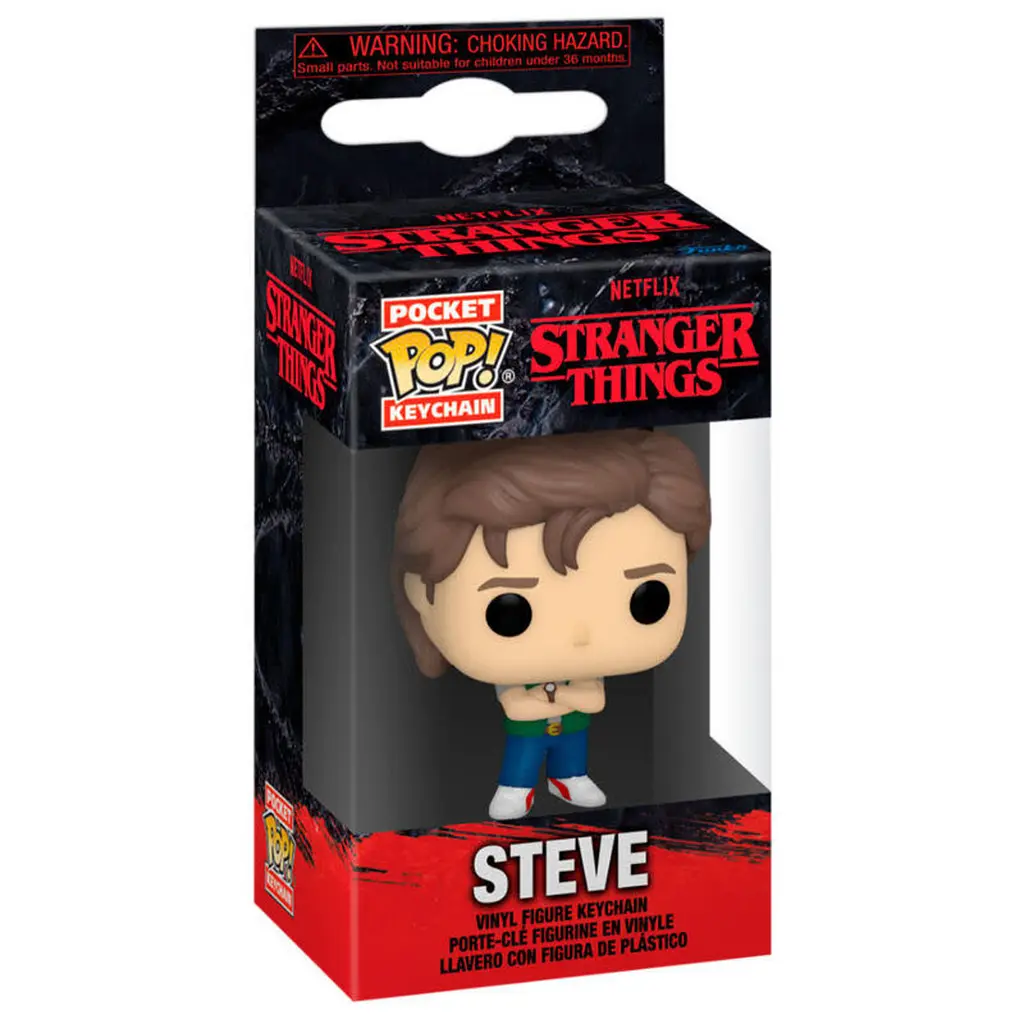 Фігурка-брелок Funko Pop Фанко Поп «Дуже дивні справи» Stranger Things Стів 4 см FP ST S 01 - фото 2