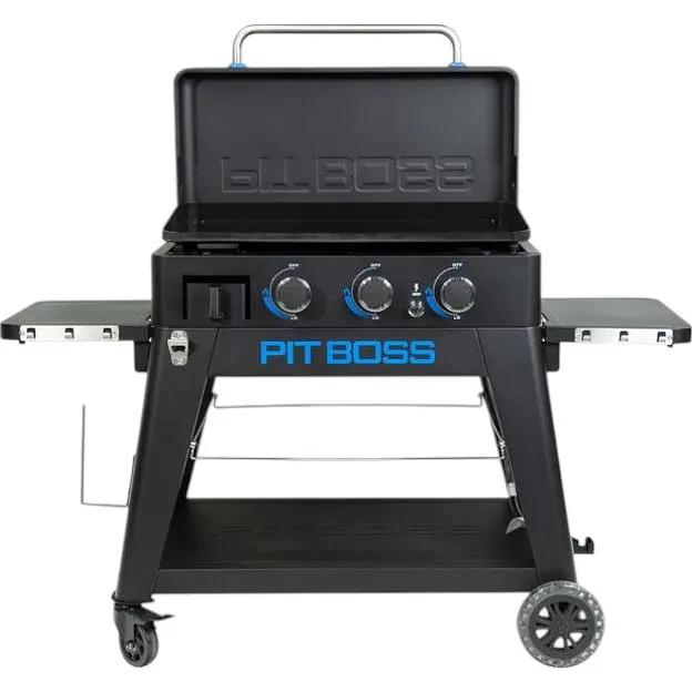 Портативный газовый гриль-планча Pit Boss Ultimate на 3 горелки, съемный, со столом (10810) - фото 2