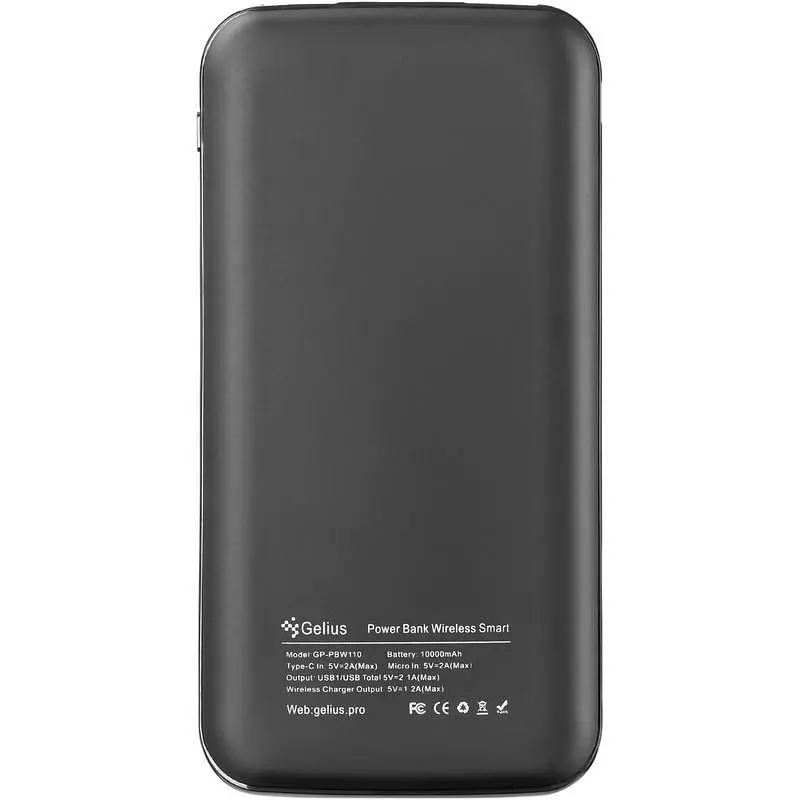 Бездротовий повербанк Gelius Pro Wireless Smart GP-PBW110 10000mAh Black - фото 4