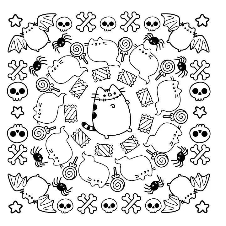 Розмальовка Pusheen - - фото 9