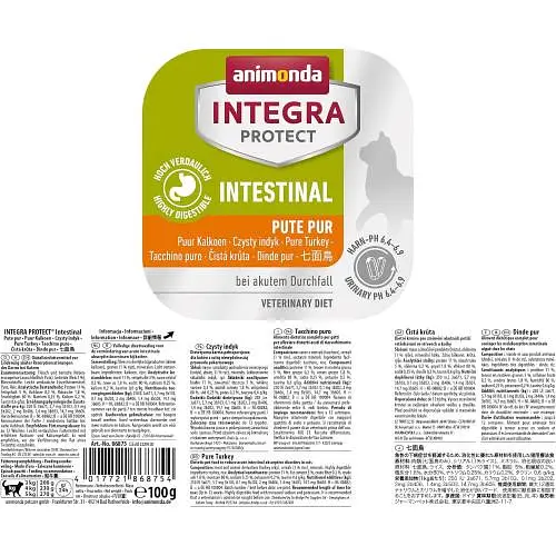 Корм вологий ветеринарний для кішок Integra Protect Intestinal Pure Turkey при захворюванні ШКТ, моно індичка, 100 г - фото 2
