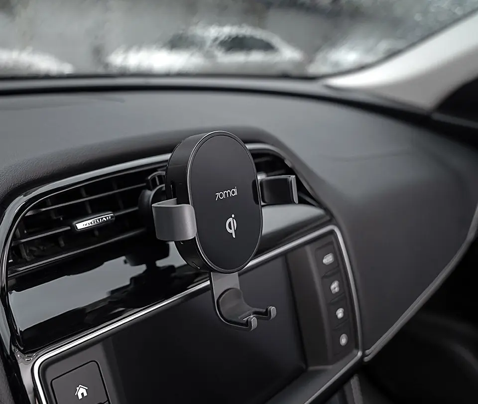 Тримач автомобільний і бездротовий зарядний 70mai Wireless Car Charger PB01 - фото 4