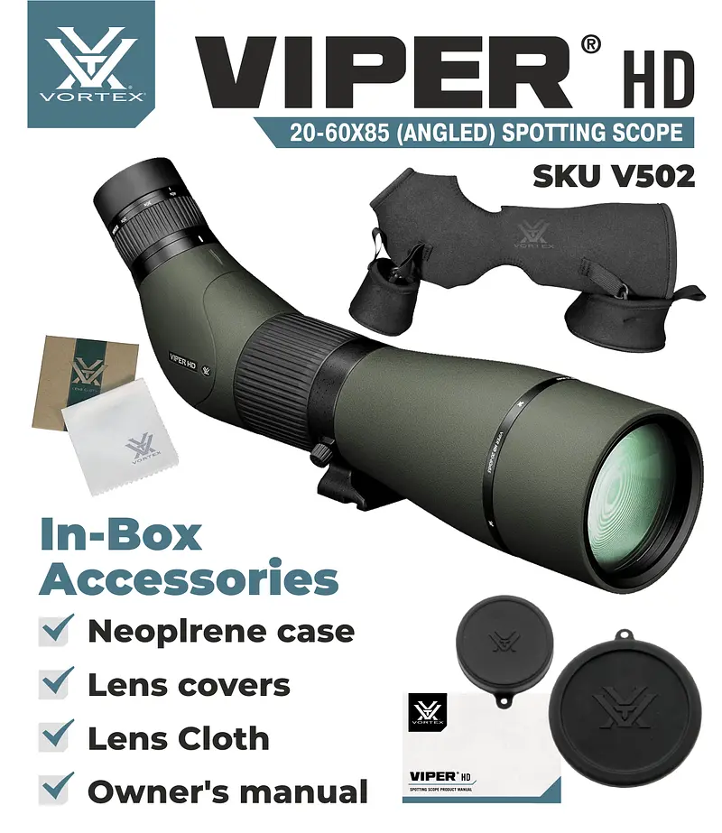 Підзорна труба Vortex Viper HD 20-60x85/45 (V502) - фото 5
