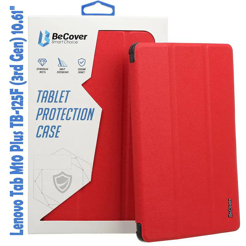 Чохол-книжка BeCover Smart для Lenovo Tab M10 TB-125F (3rd Gen)/K10 Pro TB-226 10.61 Червоний (708306) - фото 4