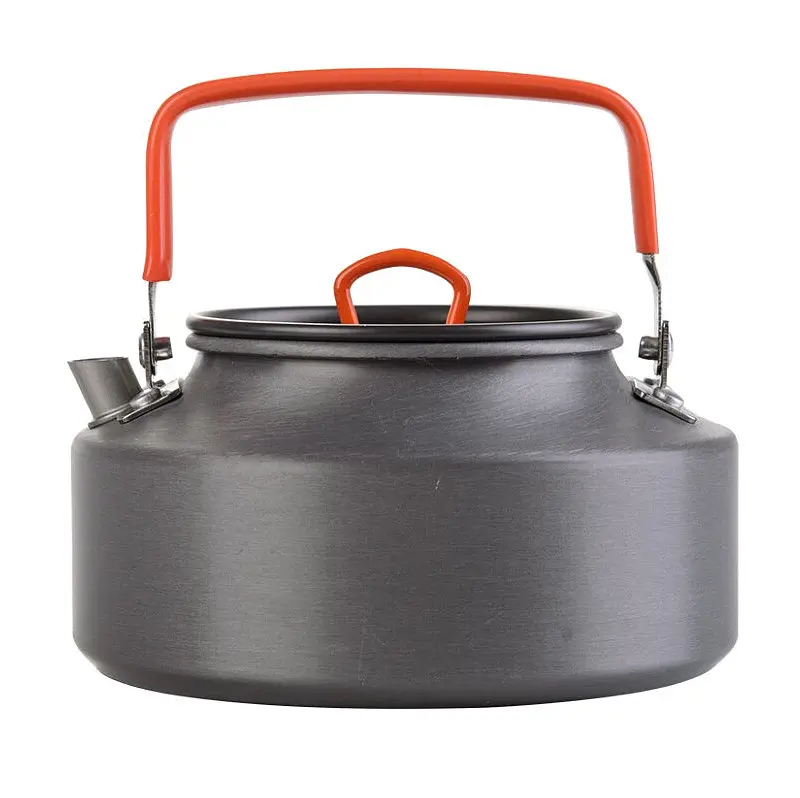 Туристический чайник Naturehike NH17C020-H из алюминия 1.1л (Серый) - фото 2