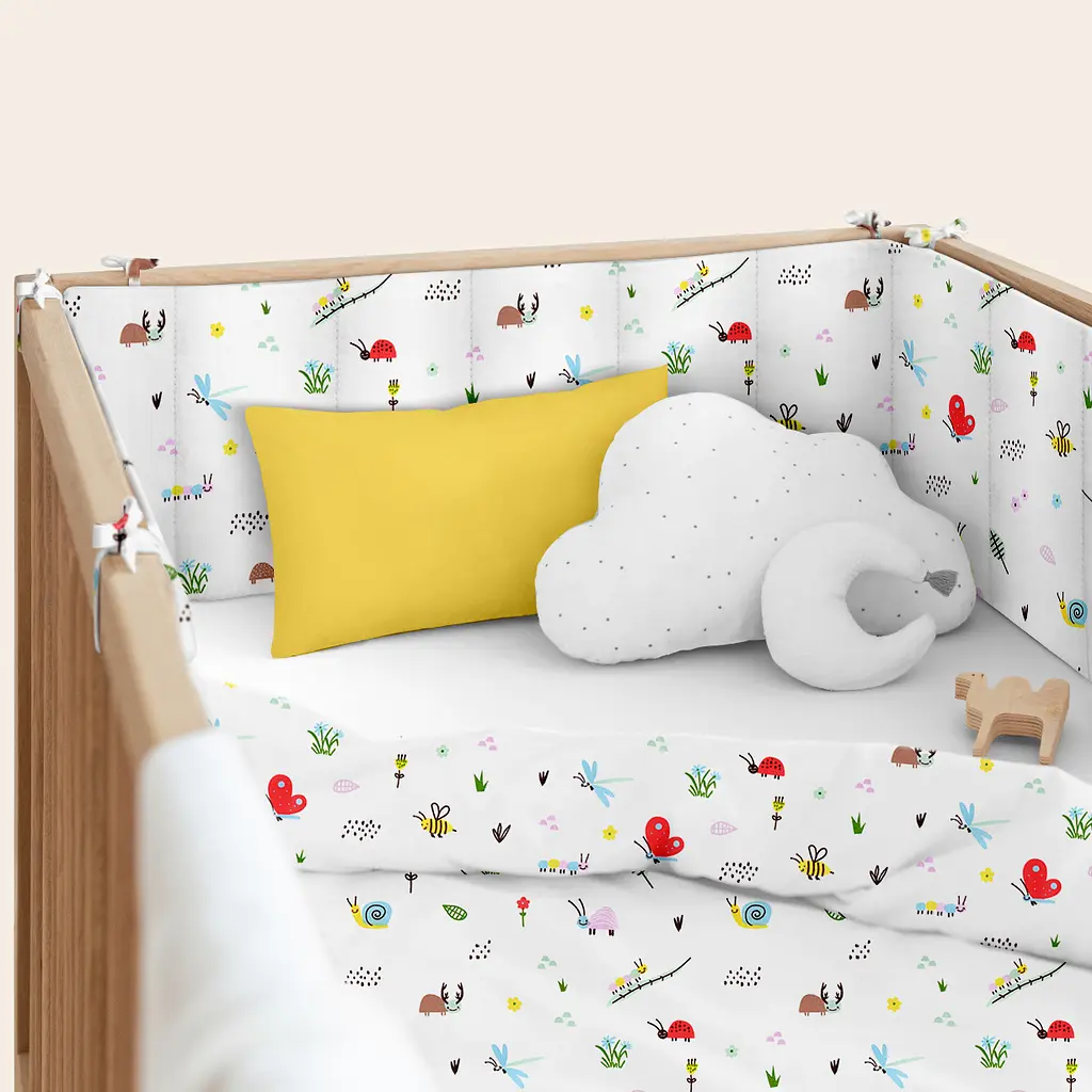 Бортики в дитяче ліжечко 30x120 BEES CS1 COSAS (4822052276310) - фото 2
