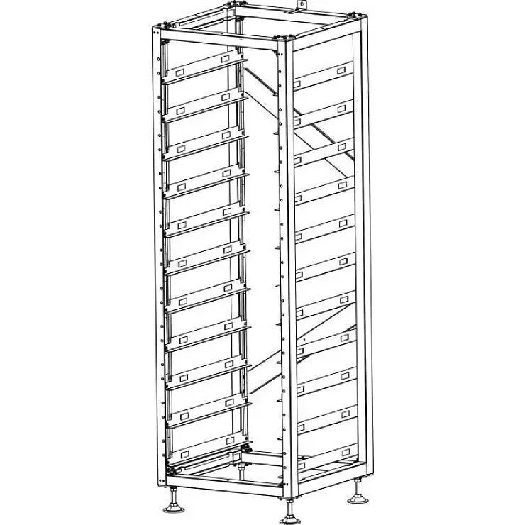 Стійка для акумуляторів Deye BOS-A-Rack11 11шт [158394] - фото 3