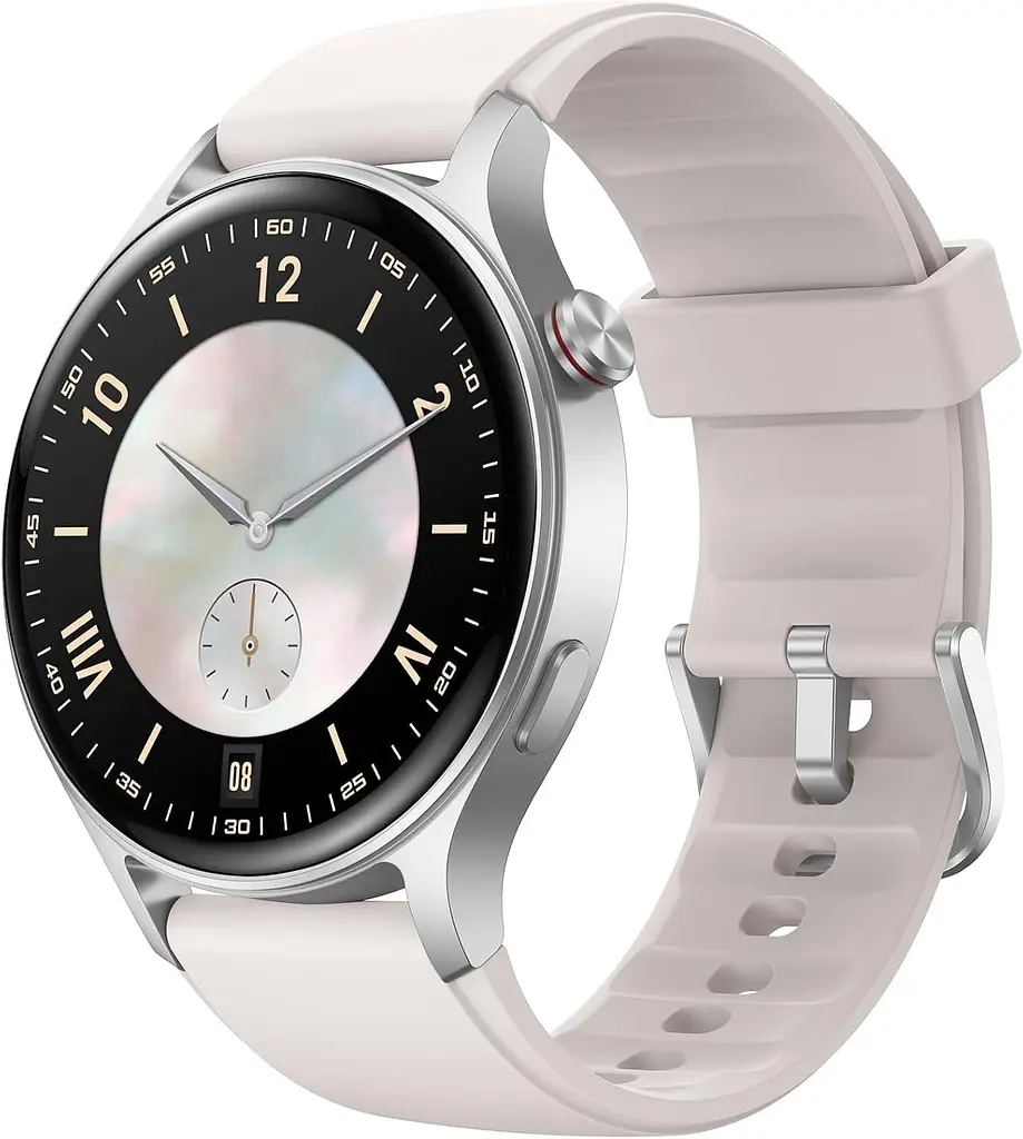 Смарт-годинник Fitpolo AR-01 з AMOLED 1.3" дисплеєм Bluetooth дзвінками водонепроникний 3ATM з підтримкою Android IOS 120 спортивних режимів круглий сірий (SKU-142)