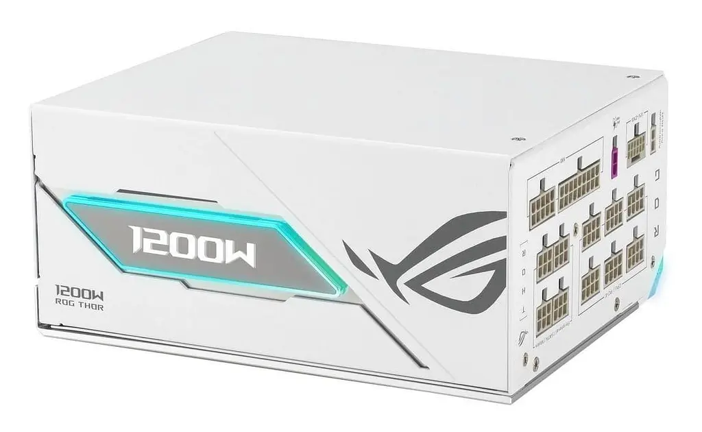 Блок живлення ASUS ROG Thor 1200W III ROG Equalizer 80+ Platinum (90YE00V9-B0NA00) White - фото 2