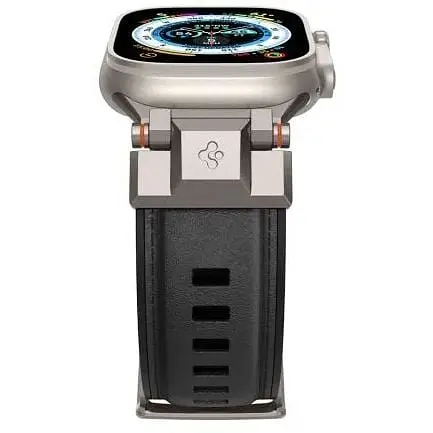 Ремешок Spigen DuraPro Armor PU Black для Apple Watch 49мм (AMP07591) - фото 4