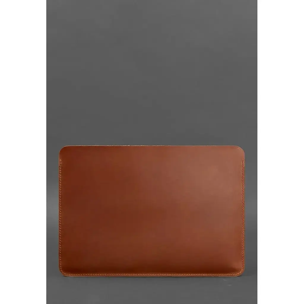 Шкіряний чохол BlankNote Crazy Horse для MacBook 14 дюймів Світло-коричневий - фото 4