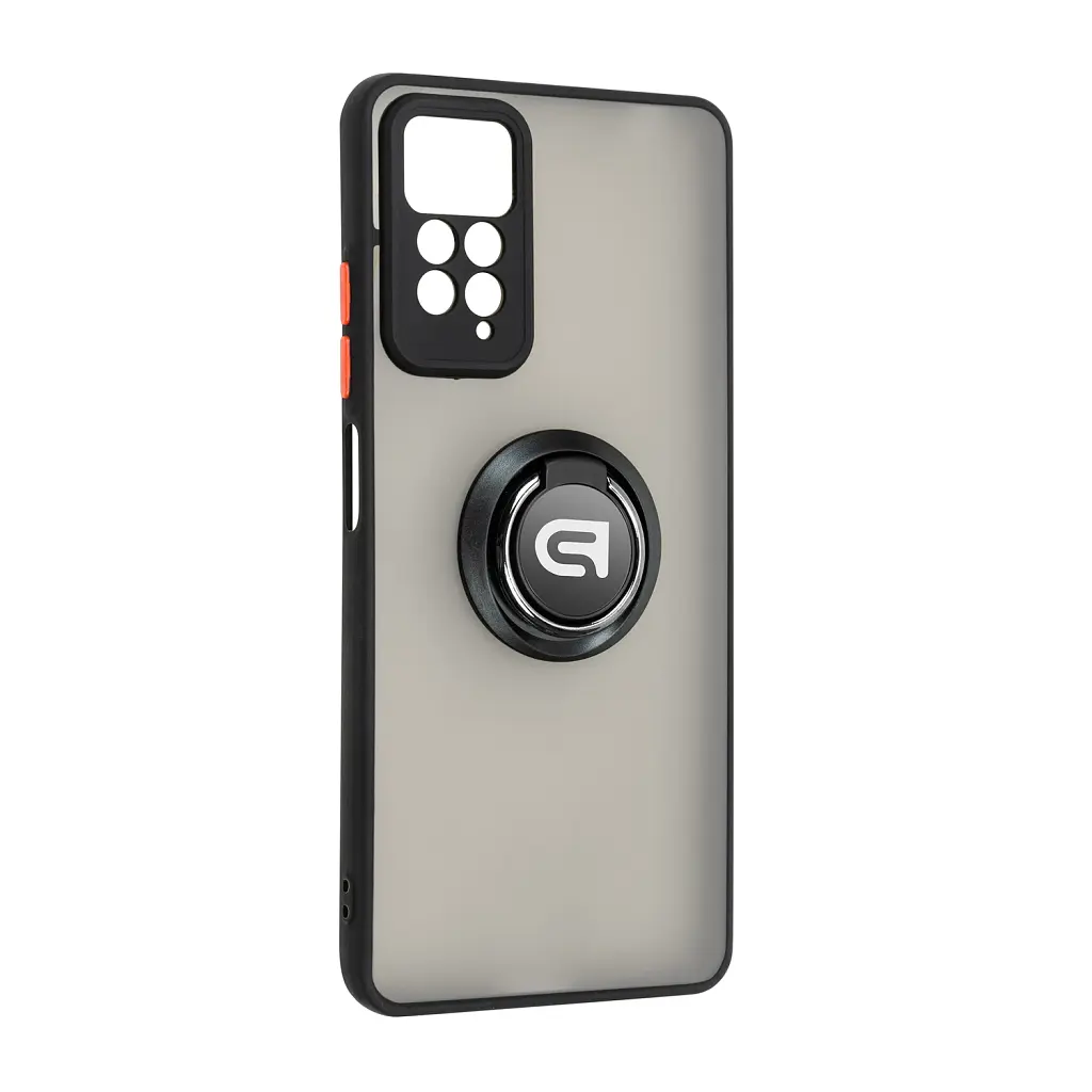 Чохол ArmorStandart Frosted Matte Ring для Xiaomi Redmi Note 12 Pro 4G Black