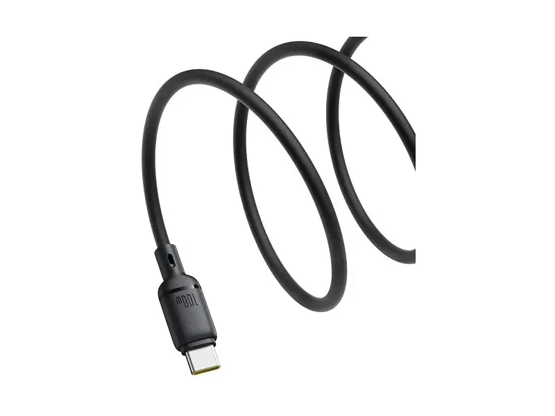 Кабель USB Type-C BASEUS Silky Series USB Type-C to USB Type-C 100W 1m Black (P10377704113-00) - фото 2