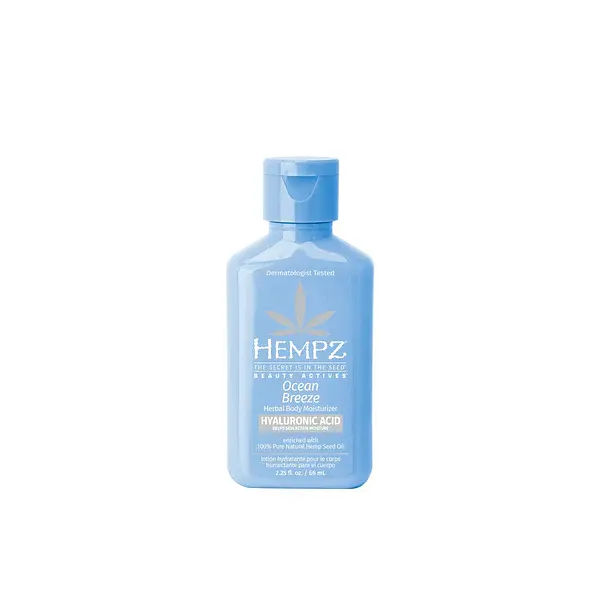 Молочко зволожуюче з гіалуроновою кислотою "Оушен Бріз" Ocean Breeze Herbal Body Moisturizer with Hyaluronic Acid Hempz 66 ml - фото 4
