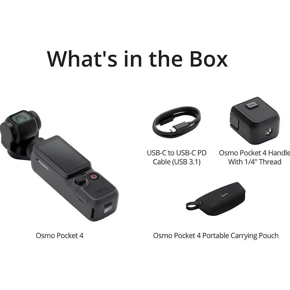 Екшн-камера DJI Osmo Pocket 4 Essential Combo (CP.OS.00000546.01) [166382] - фото 5