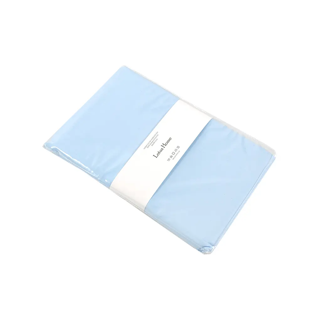 Наволочки сатин Lotus Home - Dakota Modern голубой 50x70+5 (2 шт) - фото 3