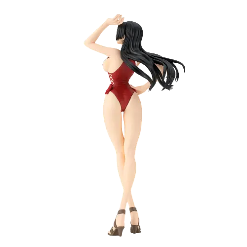 Фигурка Bandai One Piece Большой куш Ванпис Боа Хэнхок Boa Hancock Red swimsuit 20 см B OP BH RS - фото 4