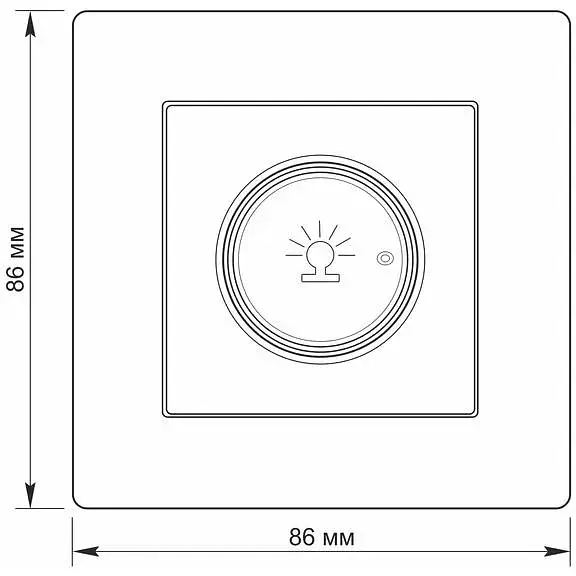 Димер 500 Вт Titanum Standart білий (TF-ST-DM500-W) - фото 4