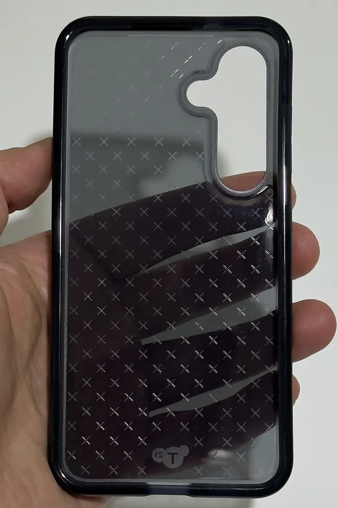 Оригінальний протиударний чохол для Samsung Galaxy S24/S25 Tech21 Evo Check Black силіконовий (S921/S931) - фото 7