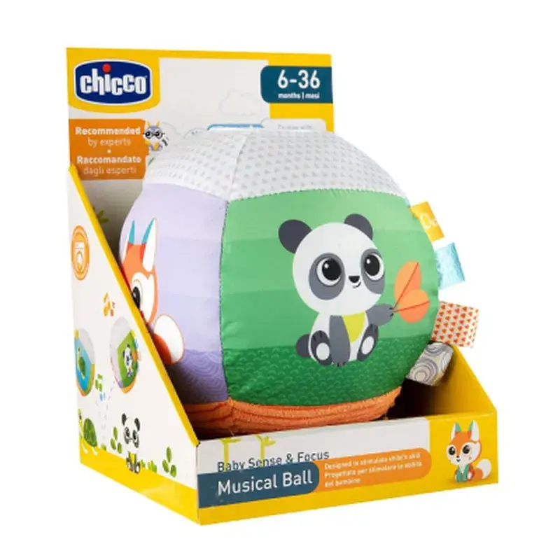 Розвиваюча іграшка Chicco м'яка музична М'ячик (11564.00) - фото 4