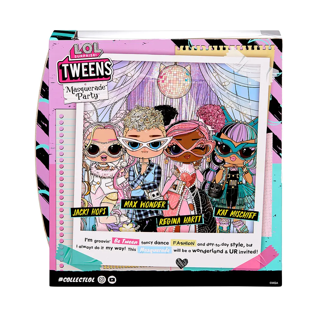 Игровой набор с куклой L.O.L. Surprise Tweens Masquerade Party Кэт Мисчиф, с аксессуарами (584117) - фото 8