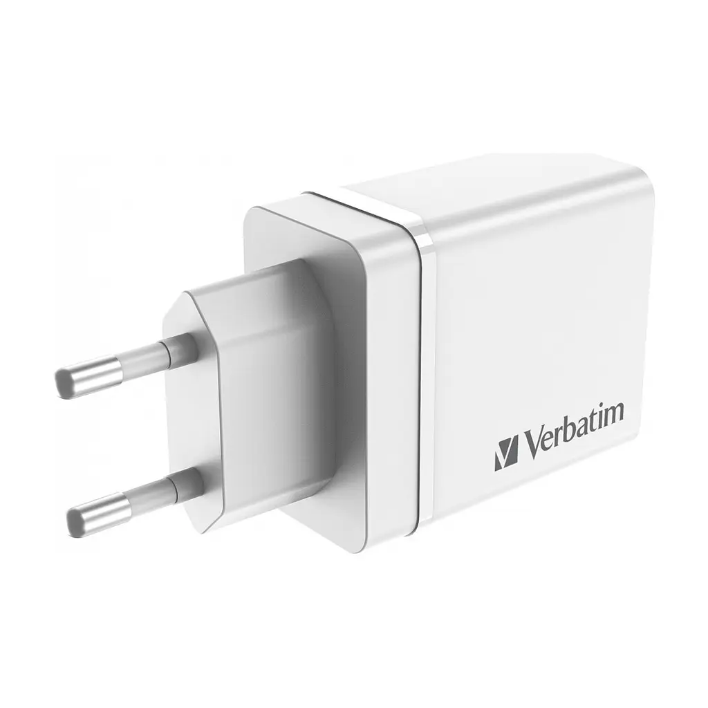 Зарядний пристрій Verbatim USB 30W PD3.0 4-ports white (49701) - фото 2