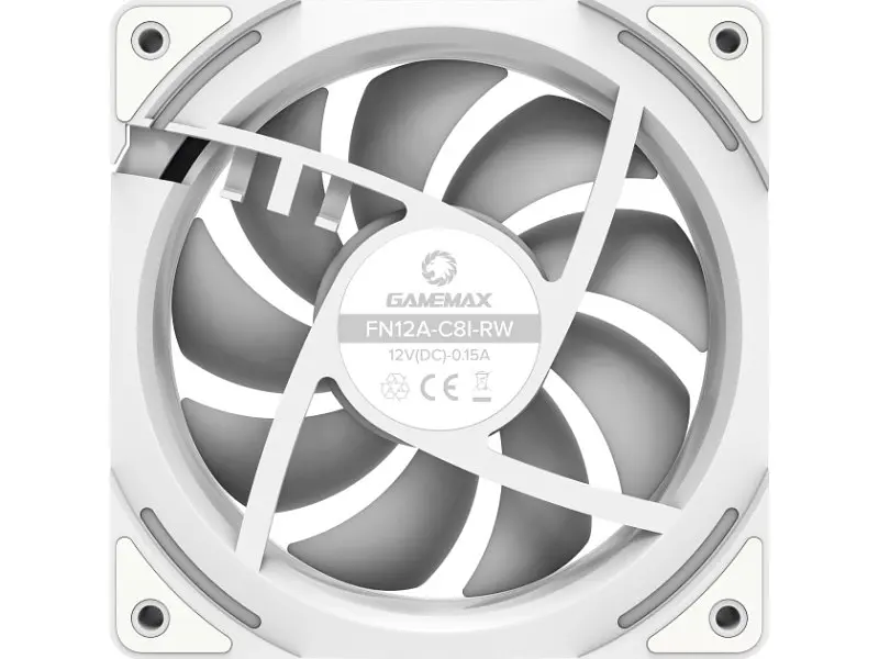 Корпусний вентилятор Gamemax KF300R White - фото 5