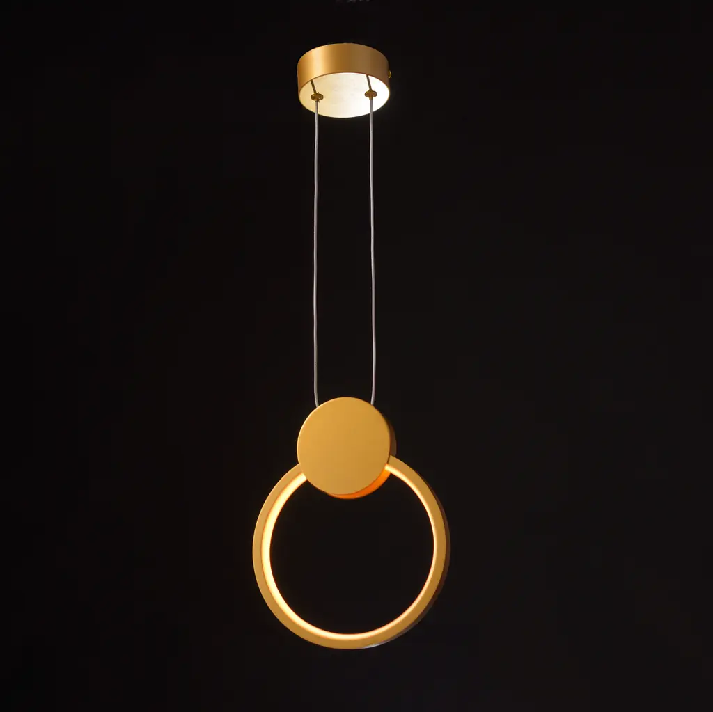 Люстра подвесная Brille в спальню LED 10W NW G (BL-718S/1) - фото 4