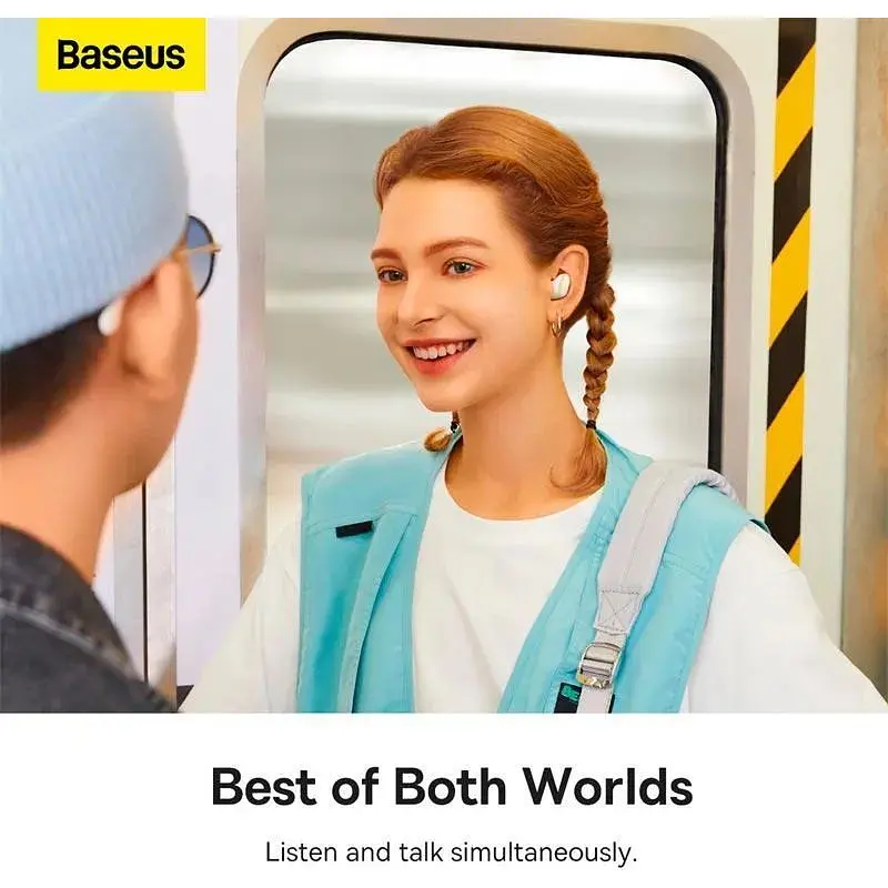 Наушники Baseus Bowie True Wireless Earphones WM05 ANC до 5 часов (NGTW200002) белые - фото 6