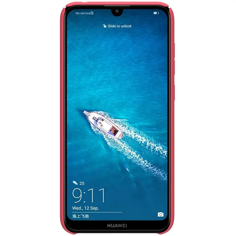 Чехол-накладка Nillkin Super Frosted Shield HuAwei Y7 Pro 2019/Enjoy 9 Red - фото 2