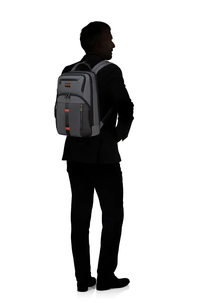 Рюкзак 14,1" Samsonite URBAN-EYE GREY/COGNAC 41x28x16 KO1*08006 - фото 9