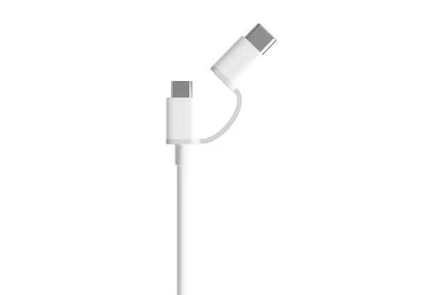 Двойной кабель микро и тайп-с Xiaomi 2 в 1 мicro + Type-C 1 м - фото 3
