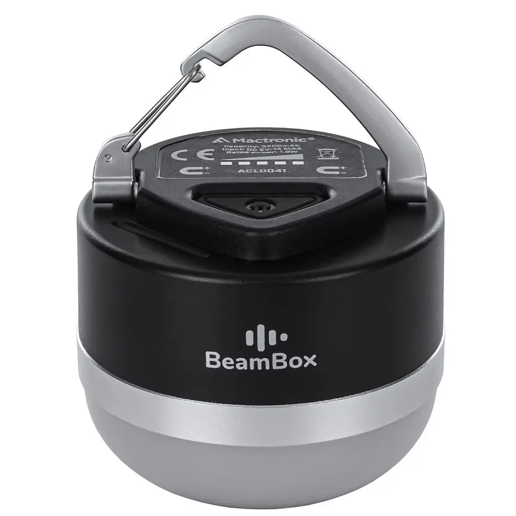 Ліхтар кемпінговий з колонкою Mactronic BeamBox (160 Lm) Bluetooth Speaker USB-C (ACL0041) - фото 3