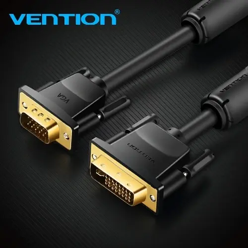 Кабель Vention DVI-I(M)-VGA(M) 3 м, Black, (EACBI) teh0028500 - фото 2