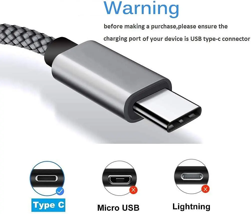 Кабель USB-A → USB-C Yosou 2 м (2 шт.), швидка зарядка 3A - фото 2