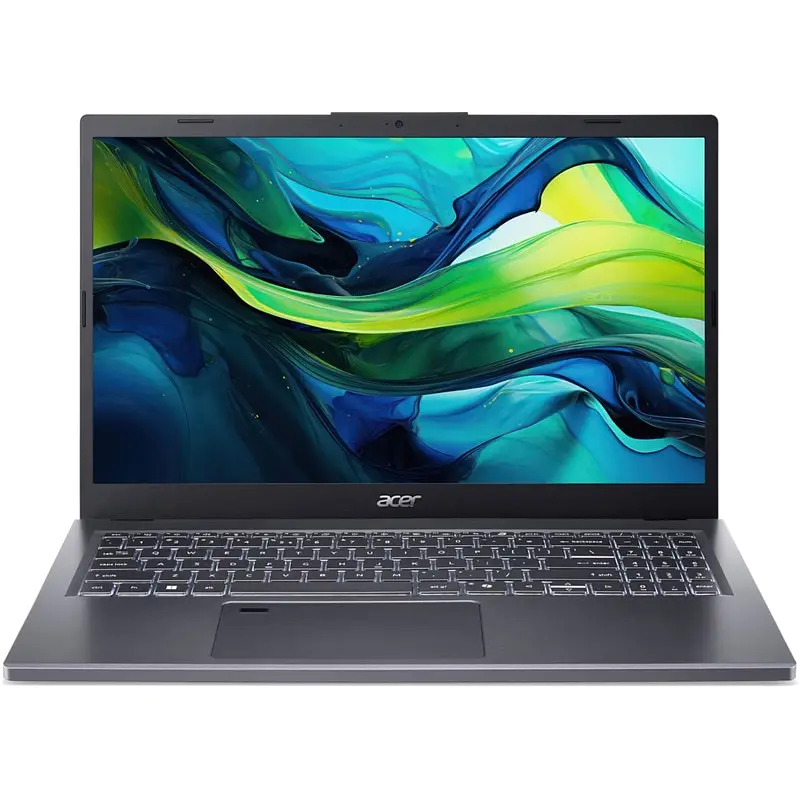 Ноутбук Acer Aspire 15 A15- 51M- 7859 Intel Core i7- 13620H до 4, 9 ГГц, 15, 6 дюймів, Full HD, IPS, 16 ГБ LPDDR5, 1 ТБ SSD, Intel UHD, сталевий сірий - фото 3