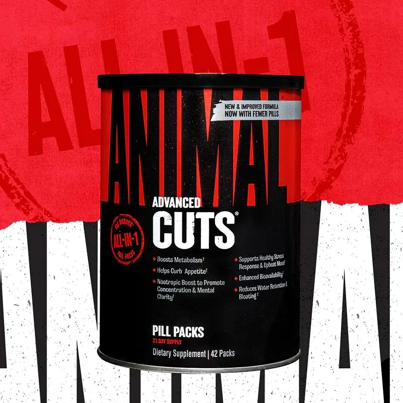 Жиросжигатель Universal Nutrition Animal Cuts, 42 пакетика - фото 2