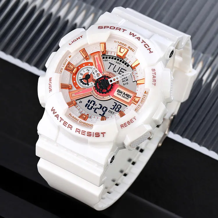 Жіночий наручний годинник 1834WT White-Gold Skmei acs0030554 - фото 4