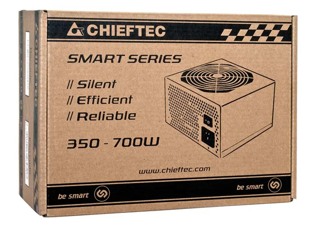 БЖ 600W Chieftec SMART GPS-600A8, 120 mm, >85%, Retail Box - фото 4