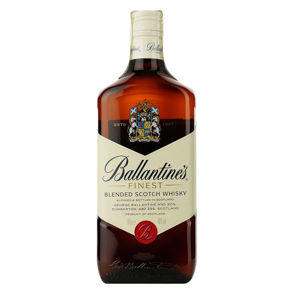 Уцінка. Набір Віскі Ballantine's Finest 40% 0.7 л + 2 келихи (732960)  - фото 3