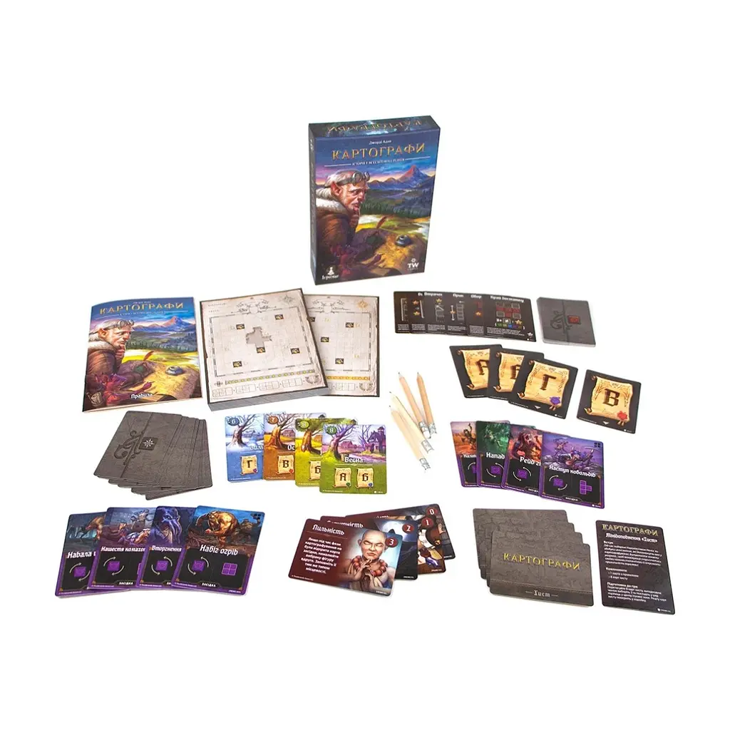 Настільна гра Ігромаг Картографи (Cartographers: A Roll Player Tale) українська (6901) - фото 7