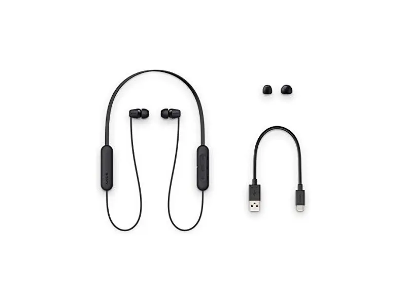 Навушники Sony WI-C200 Black - фото 4