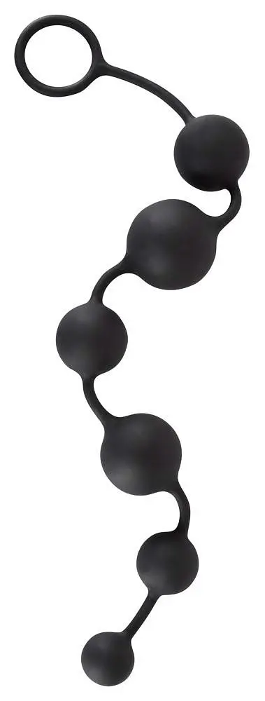 Анальні намиста Black Velvets Anal Beads 40 cm (чорний) - фото 3
