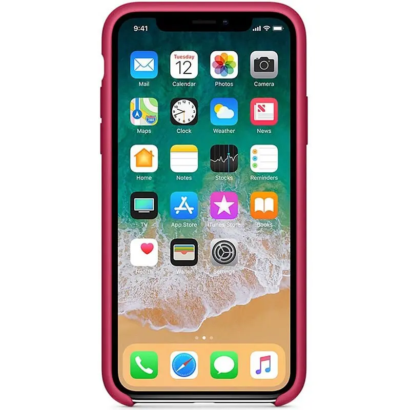 Чехол-накладка Toto Silicone Case Apple iPhone XR Rose Red - фото 2